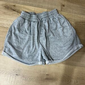 Grey sweatshorts women